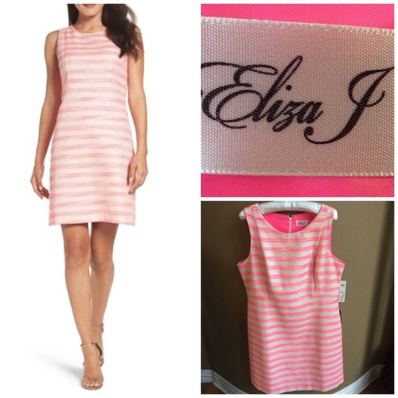 eliza j pink dress